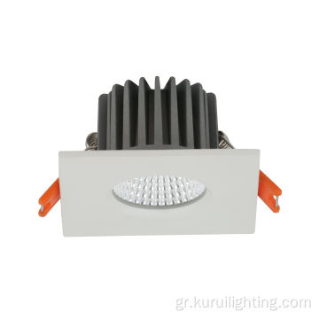 8W Die Cast Cast Square Square Retsed LED Downlight